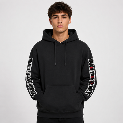 Beaver, Hoodie " Take your time " negro