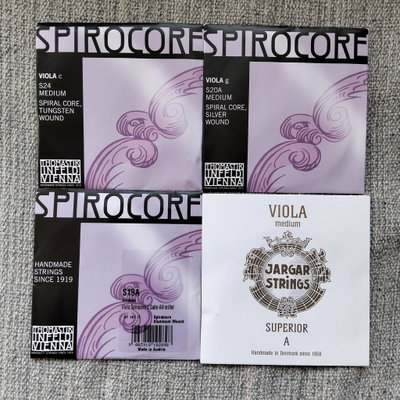 Viola set combinado Spirocore Jargar S