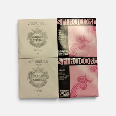 Cuerdas combinadas cello jargar special + spirocore tungsteno 