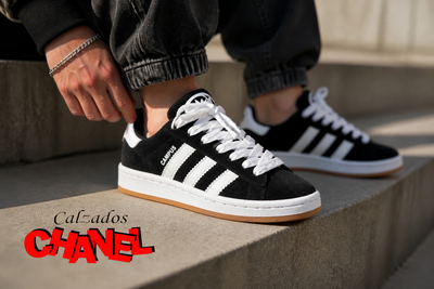 Adidas campus negro blanca 