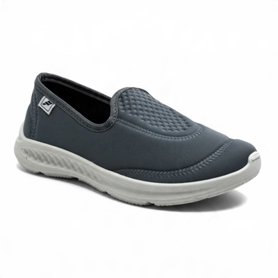 zapatilla escotada grofada gris 