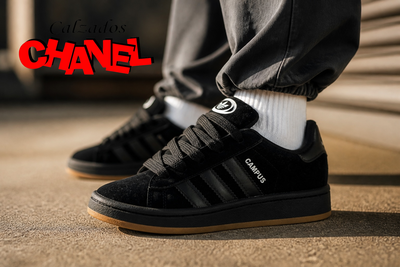 Adidas campus negra negra 