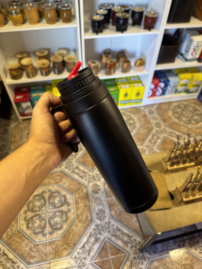 Termo Media Manija Negro 1 Lt