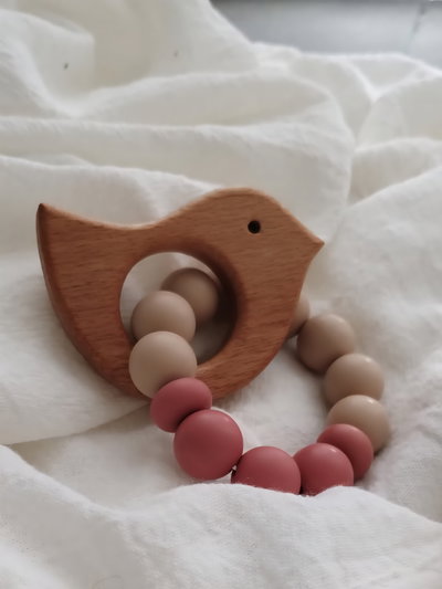 Mordillo personalizado Pajarito