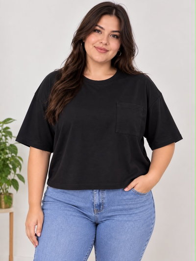 REMERA BASICA CON BOLSILLO