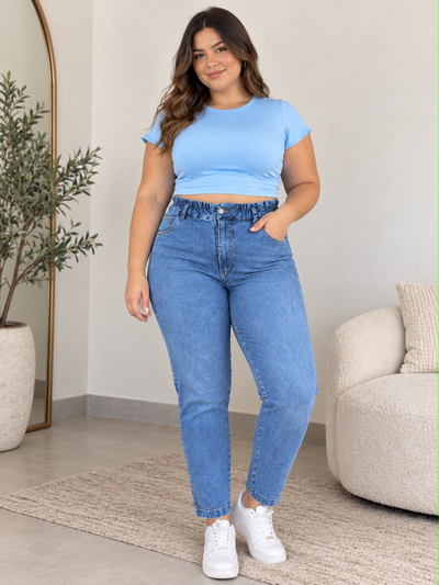 JEAN BAGGY LEONA elastizado