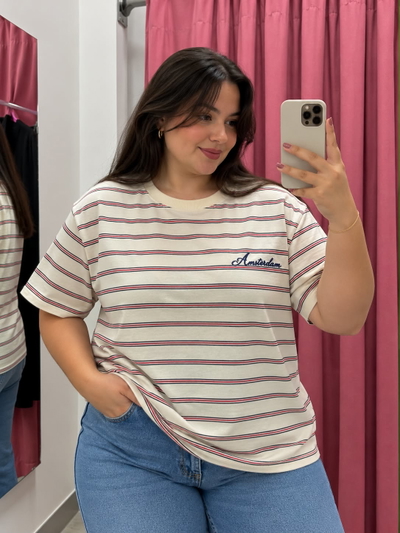 REMERA BORDADA AMSTERDAM 