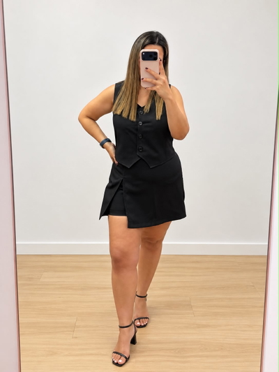 SHORT POLLERA SASTRERA 