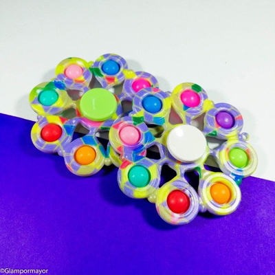 SPINNER ESTAMPADO POP IT 8 PUNTAS