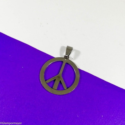 DIJE PAZ DE ACERO X 5