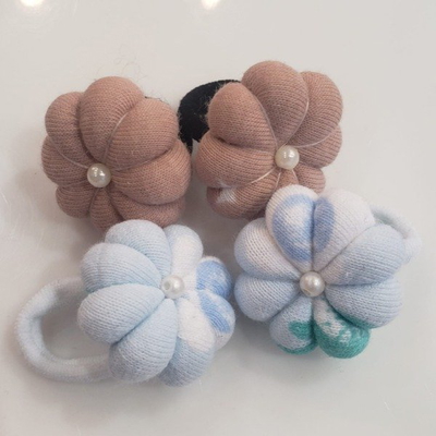 MINI COLITAS FLOR DE ZAPALLO "POPPINS" X 4 PARES