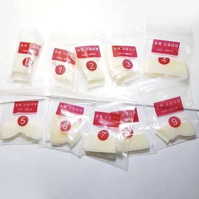 PACK DE 500 TIPS CON SONRISA COLOR NATURAL