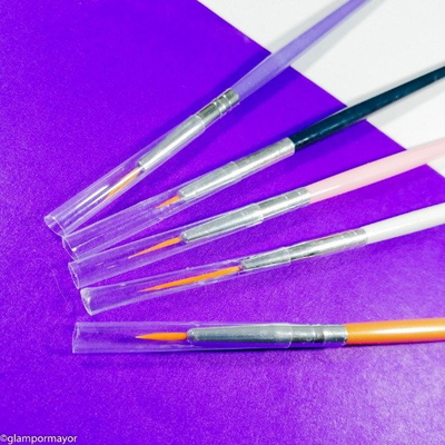 PACK DE PINCELES LINER X 5 U.