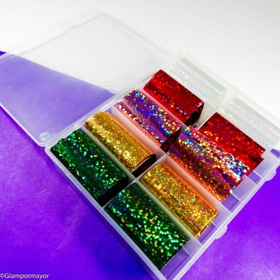 PAPEL FOIL PARA UÑAS TAMAÑO XL