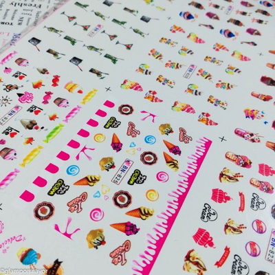 DECALS - STICKERS AL AGUA PARA UÑAS