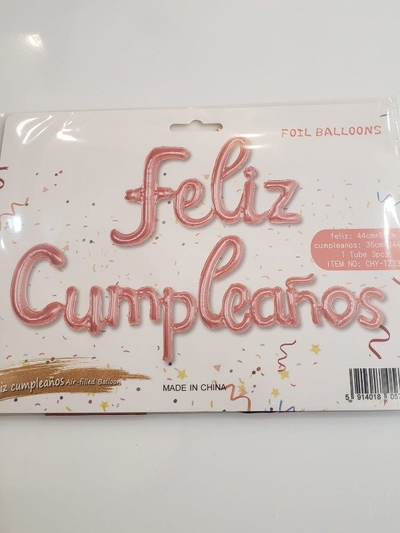 Banner Inflable "Feliz Cumpleaños"