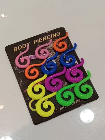 EXPANSOR ESPIRAL COLORES x 12