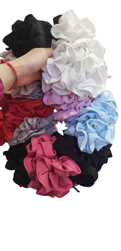 Scrunchies Colitas de pelo X 12