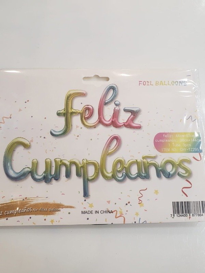Banner Inflable "Feliz Cumpleaños"