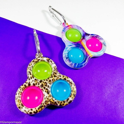 LLAVERO POP IT FORMA DE SPINNER