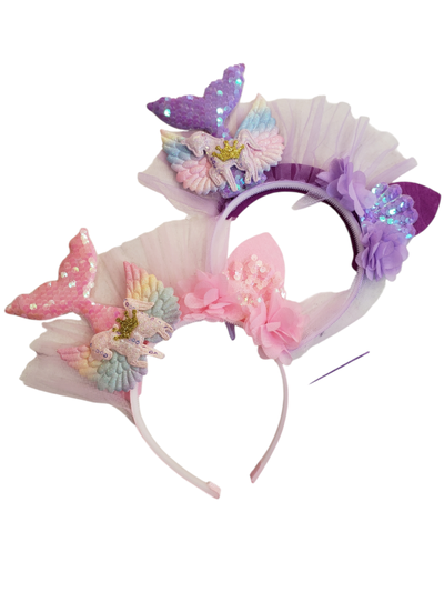 Vincha unicornio sirena