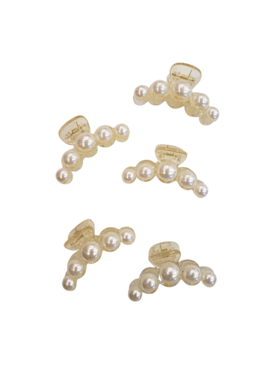 Broches perla medianas x 12