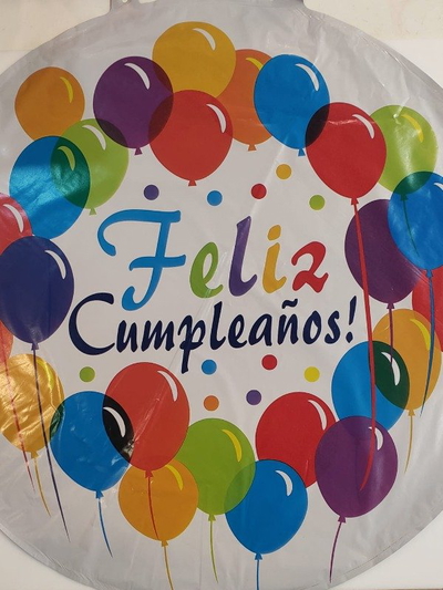 Globo "Feliz Cumpleaños" x 6 u.