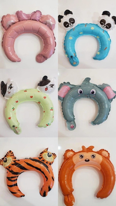 Globo Vincha Infantil Animalitos y Personajes x 12 unidades