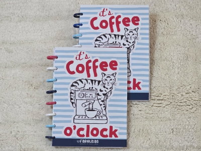 Cuaderno A5 café