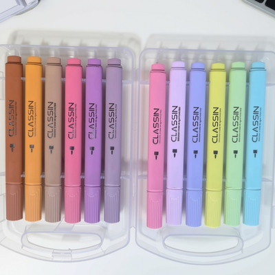 Marcadores pastel x12