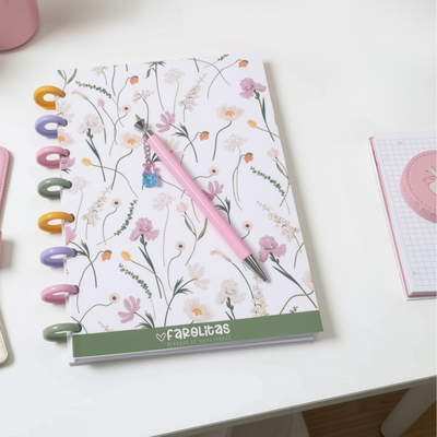 Cuaderno A5 Flores