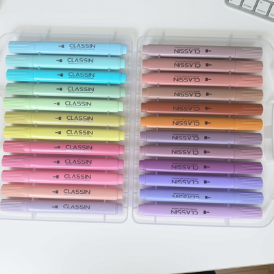 Marcadores pastel x24