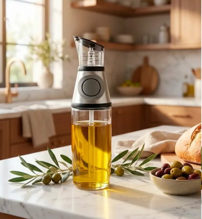 Aceitero con medidor 