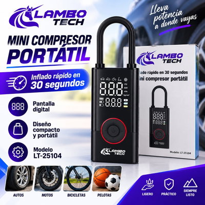 Mini compresor portátil lambo tech