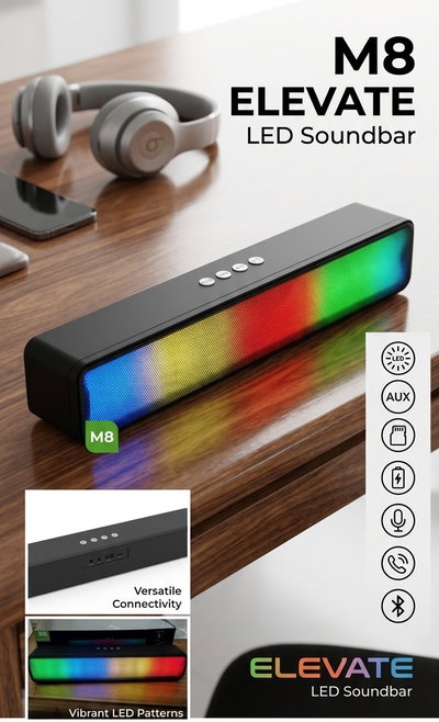 Barra de sonido RGB