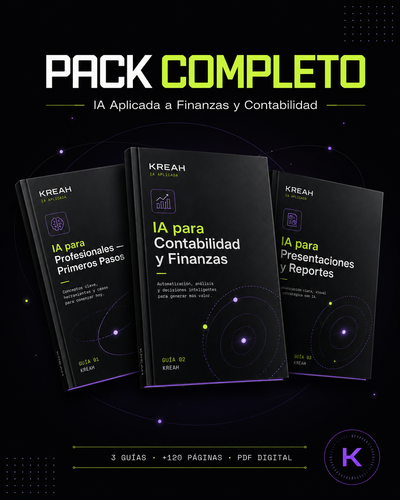 Pack Completo: IA Aplicada a Finanzas y Contabilidad