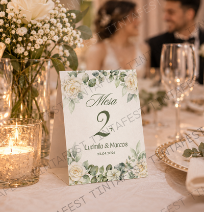 Número de Mesa | BODAS