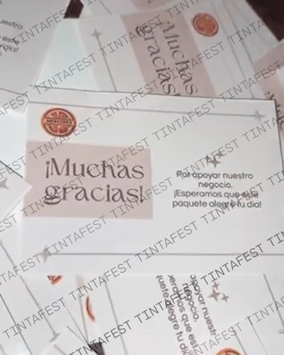 TARJETAS AGRADEC. DE COMPRA (x60u)