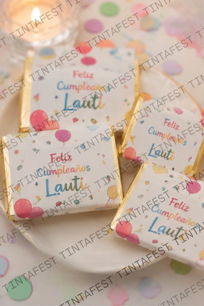 PACK: CHOCOLATINAS | SOUVENIR CUMPLEAÑOS INFANTIL