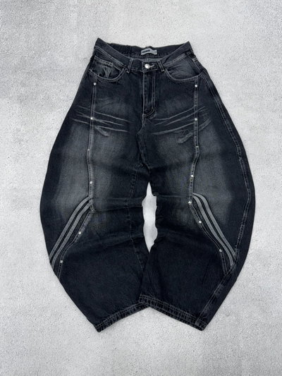 Jean Baggy Vector Bordado 