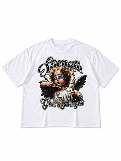 Remera Boxy “Gud´s” Strass