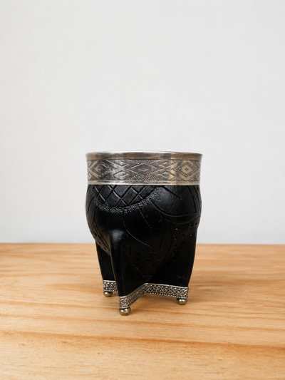 Mate Imperial Botita Cuero Dibujado