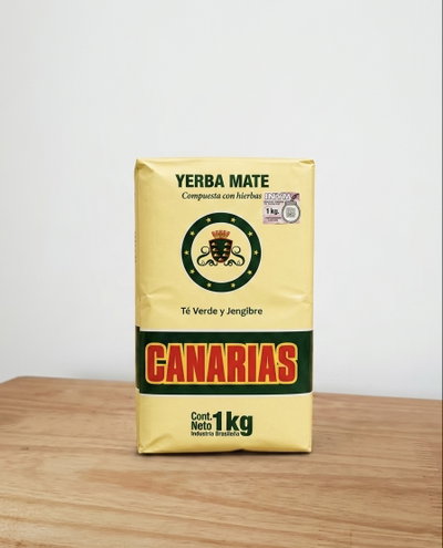 Yerba Canarias Te verde y Gengibre