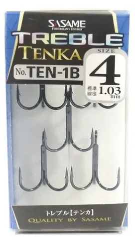 Anzuelo Triple Sasame A384 Treble Tenka