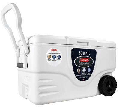 Conservadora Coleman Marine 50 Qt con Ruedas 47 L
