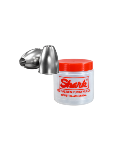 Balines Shark Punta Hueca 5,5 mm x 200