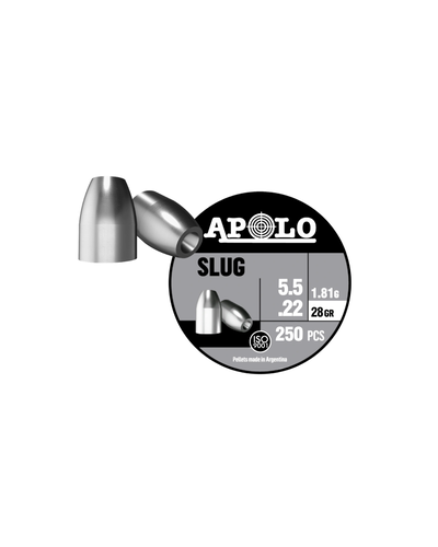 Balines Apolo Slug 5,5 mm 21 gr x 250