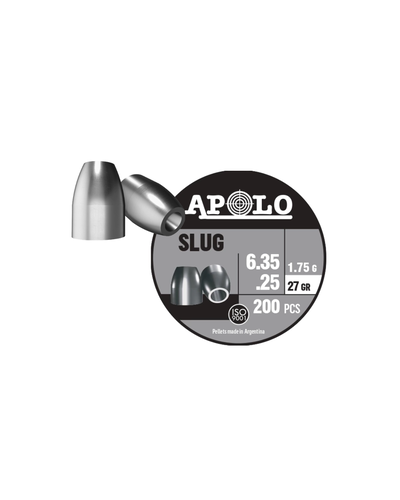 Balines Apolo Slug 6,35 mm 27 gr x 200
