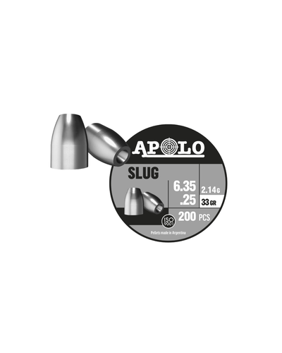 Balines Apolo Slug 6,35 mm 33 gr x 200