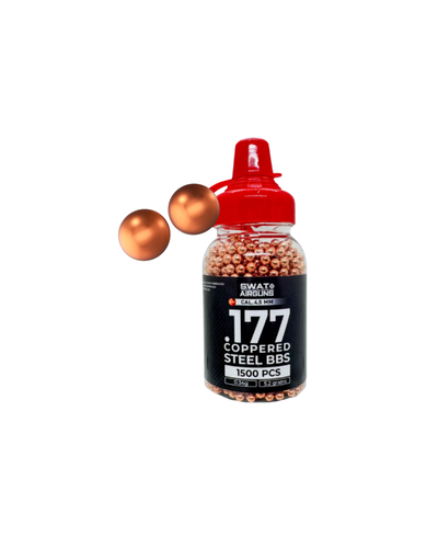 Balines Swat Airguns BBs Acero Cobreado 4,5 mm x 1500